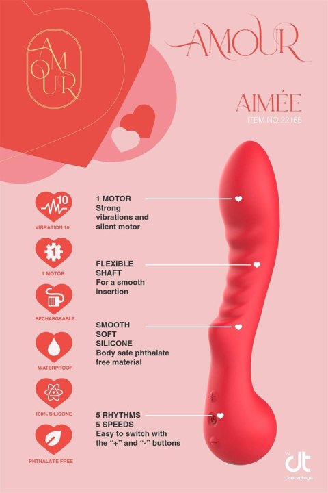 AMOUR FLEXIBLE G-SPOT VIBE AIMEE