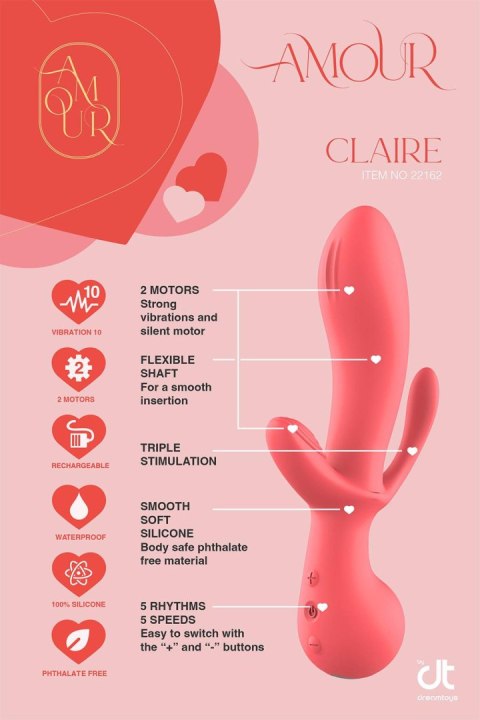 AMOUR TRIPLE PLEASURE VIBE CLAIRE