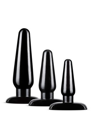 ANAL ADVENTURES BASIC PLUG KIT BLACK