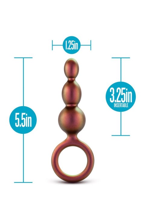 ANAL ADVENTURES MATRIX BEADED LOOP PLUG COPPER