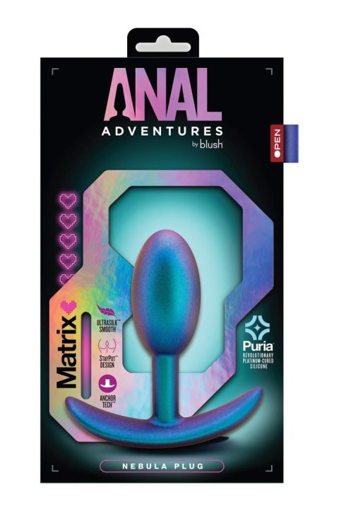 ANAL ADVENTURES MATRIX NEBULA PLUG LUNAR BLUE