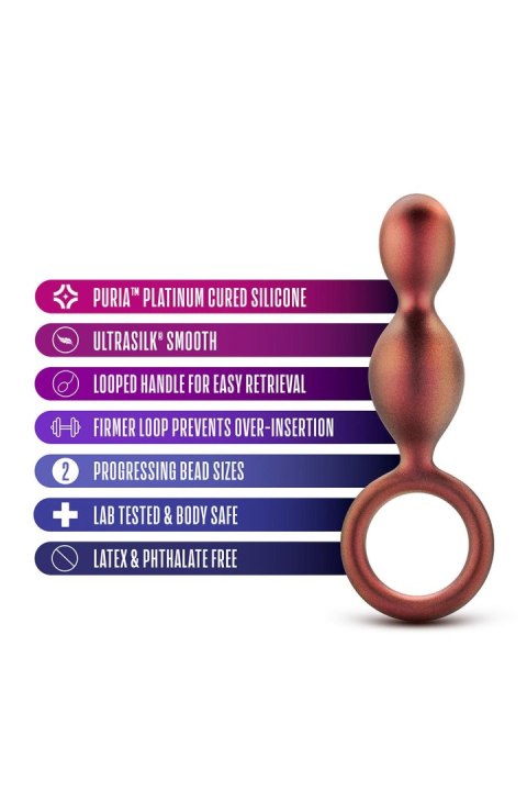 ANAL ADVENTURES MATRIX SPIRAL LOOP PLUG COPPER