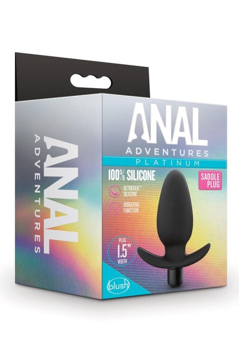 ANAL ADVENTURES PLATINUM SILICONE SADDLE PLUG