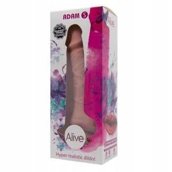 Alive Silokonowe Dildo 18cm Adam S /w Silexpan Flesh