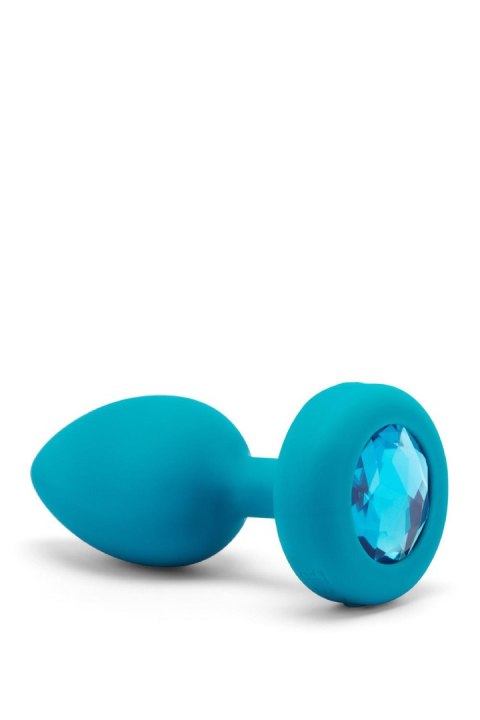 B-VIBE VIBRATING JEWEL PLUG S/M TEAL