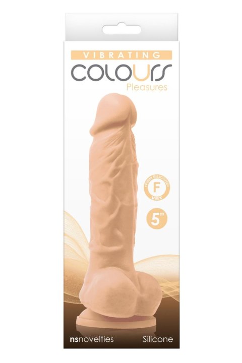 COLOURS PLEASURES VIBE 5 INCH DILDO FLESH