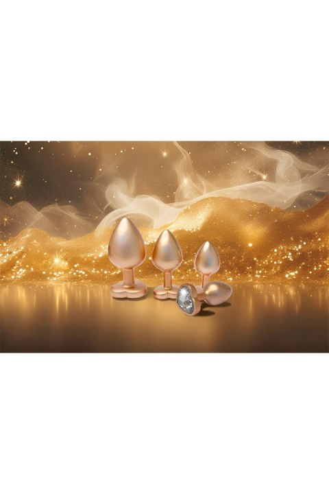 GLEAMING LOVE PEARL GOLD PLUG MEDIUM