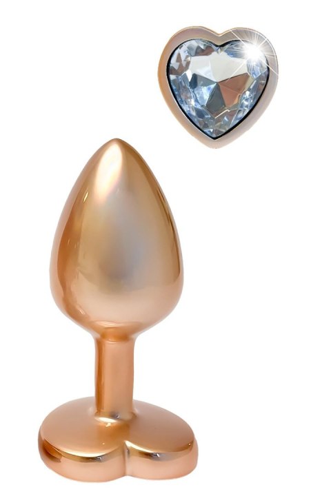 GLEAMING LOVE PEARL GOLD PLUG SMALL