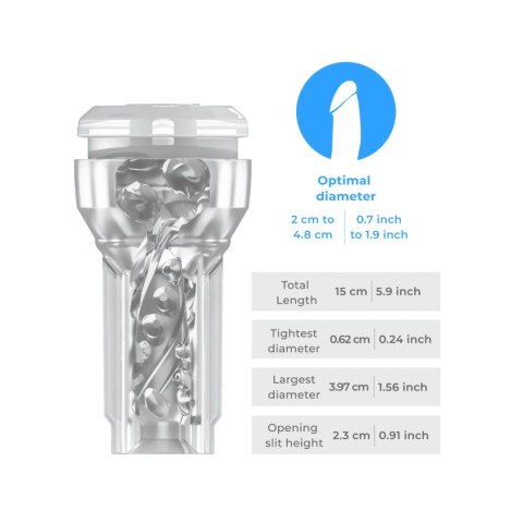 Kiiroo masturbator Feel Pocket Stroker Crystal