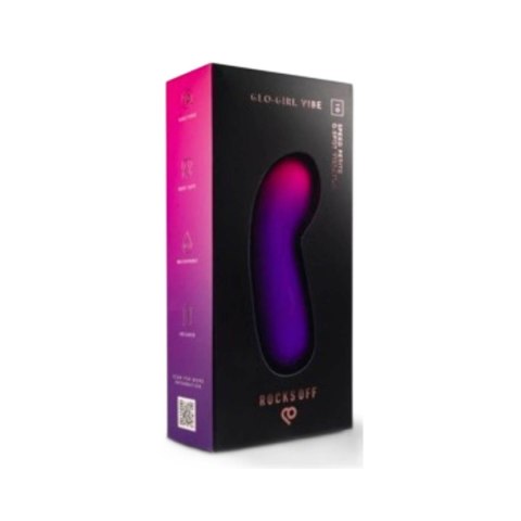 Rocks-Off wibrator do punku G Glo-Girl Vibe Pink / Purple