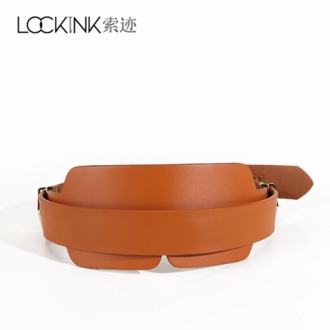 LOCKINK maska na oczy Blindfold Kit Brown
