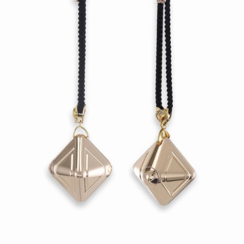 LOCKINK naszyjnik ze stymulatorem Vibration Cube 2.0 Gold