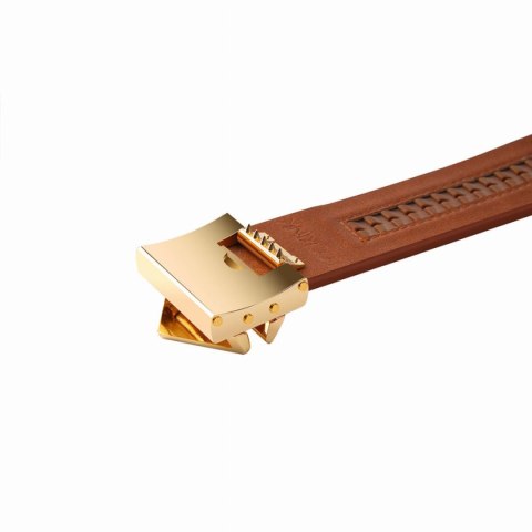 LOCKINK obróżka Posture Collar Brown