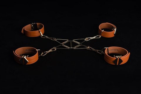 LOCKINK uprząż Bondage Hogtie Set Brown