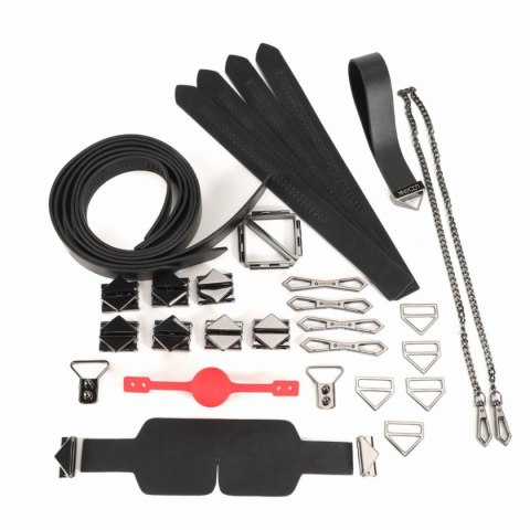 LOCKINK zestaw BDSM Bondage & Restraint Set Black