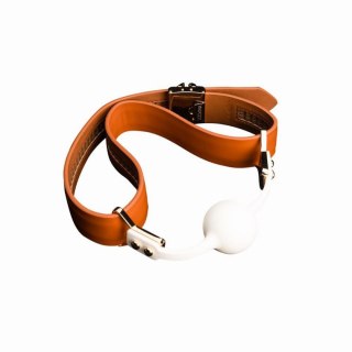 LOCKINK zestaw knebli Ball-Gag & Gag-Bite Set Brown