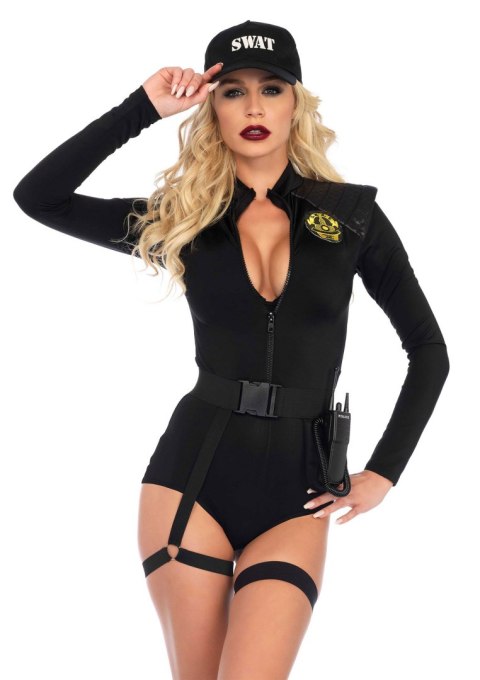 Leg Avenue przebranie policjantki Swat Team Babe Bodysuit L