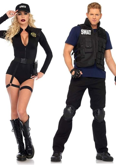 Leg Avenue przebranie policjantki Swat Team Babe Bodysuit XS