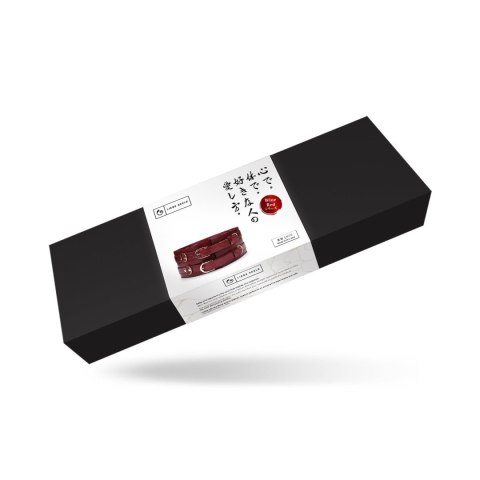 Liebe Seele pas do krępowania Wine Red Waist Cuff L Size