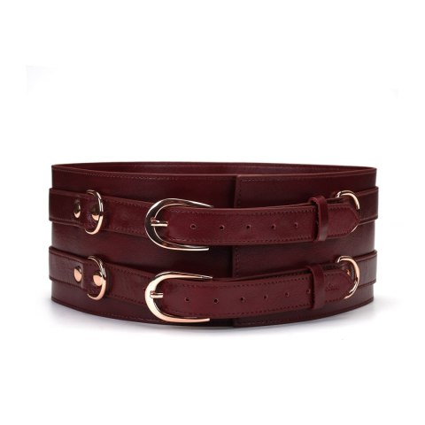 Liebe Seele pas do krępowania Wine Red Waist Cuff S Size