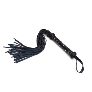 Liebe Seele pejcz Dark Secret Deluxe Cow Leather Heavy Flogger