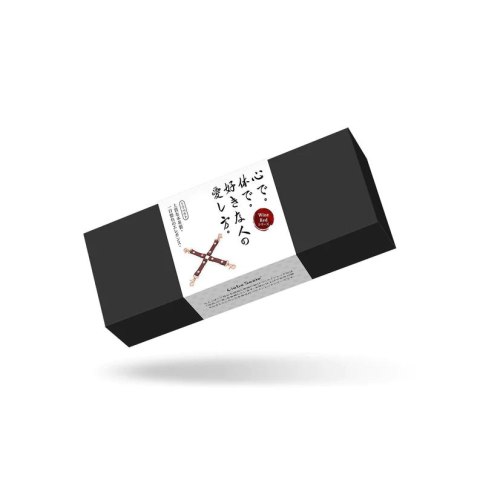 Liebe Seele uprząż bondage Wine Red Hogtie