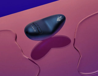 LELO Masażer Łechtaczki Nea 3 metaliczny niebieski