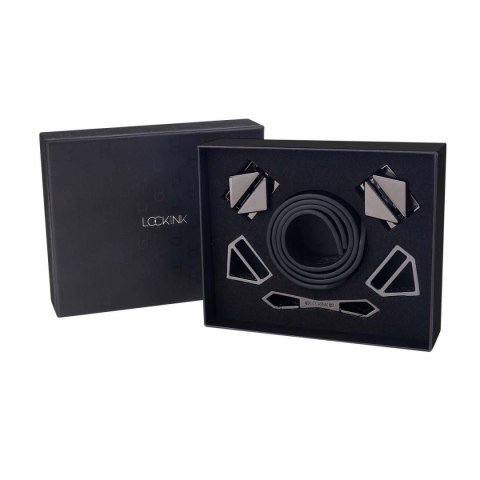 LOCKINK kajdanki Ankle and Wrist Cuffs Set Black