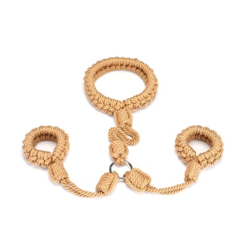 Liebe Seele Bound You II Rope Collar & Wrist Cuffs Back Restraint