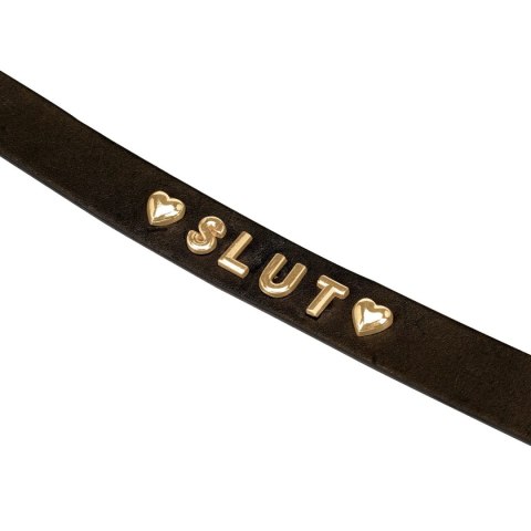 Liebe Seele Gold Word Choker-SLUT