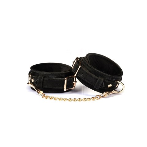 Liebe Seele kajdanki Boudoir Amor Black Ankle Cuffs