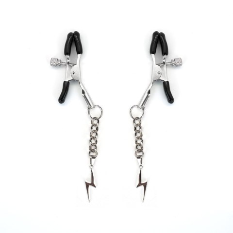 Liebe Seele klamerki na sutki Silver Lightning Nipple Clamps