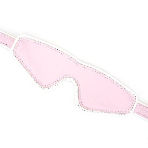 Liebe Seele maska White & Pink FairyGoat Leather Blindfold