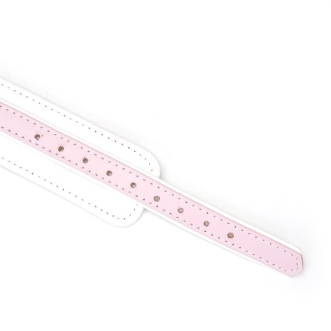 Liebe Seele obróżka White & Pink Fairy Goat Leather Collar