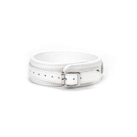 Liebe Seele obróżka ze smyczą Fuji White Collar with Leash