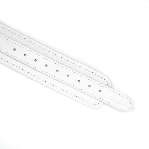 Liebe Seele obróżka ze smyczą Fuji White Collar with Leash