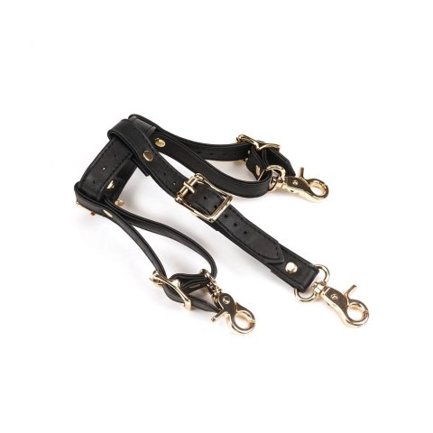 Liebe Seele uprząż Dark Secret Leather Forced Orgasm Harness Belt