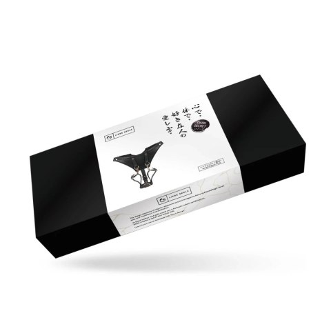 Liebe Seele uprząż Dark Secret Leather Forced Orgasm Harness Belt