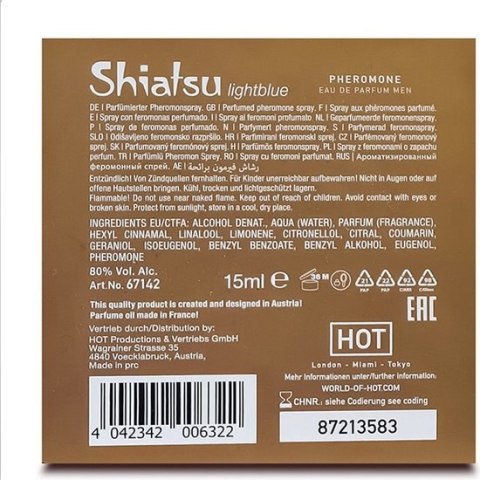 Feromony dla mężczyzn Pheromon Fragrance Man Lightblue 50ml Shiatsu
