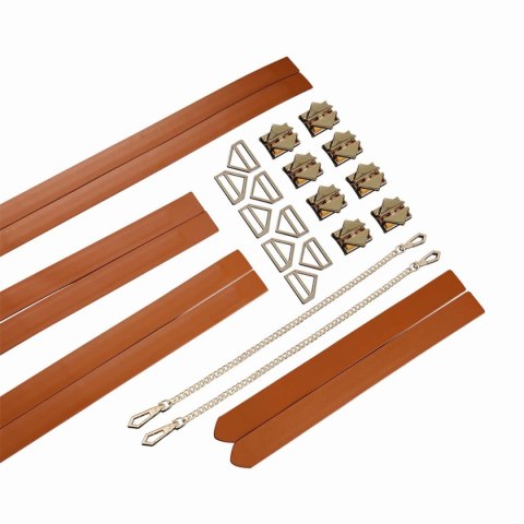 LOCKINK zestaw BDSM Bondage & Restraint Set Brown