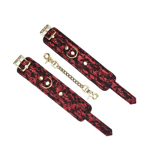 Liebe Seele kajdanki Victorian Garden Lace and Velvet Wrist Cuffs