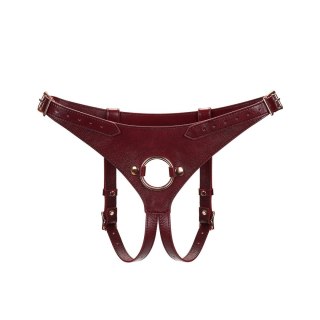 Liebe Seele uprząż Wine Red Strap-on Harness