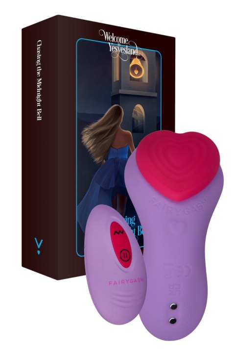 Masażer intymny FairyGasm HeartGem Violet