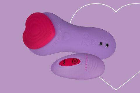 Masażer intymny FairyGasm HeartGem Violet