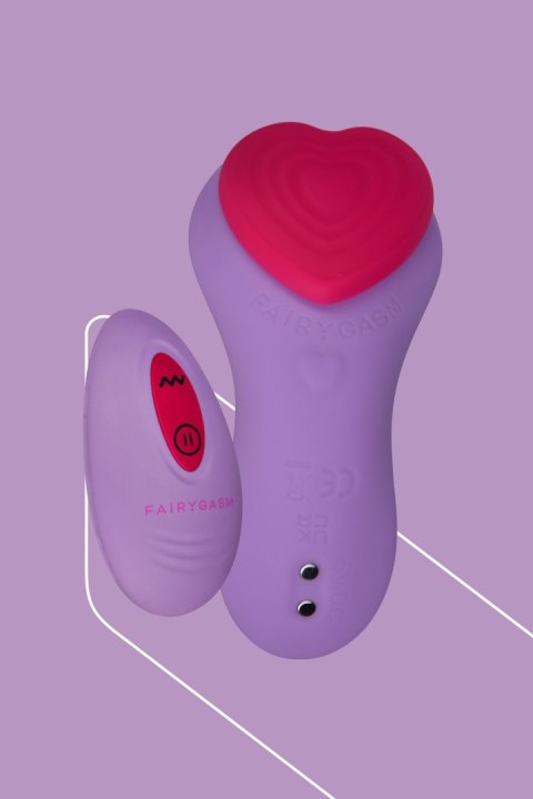 Masażer intymny FairyGasm HeartGem Violet