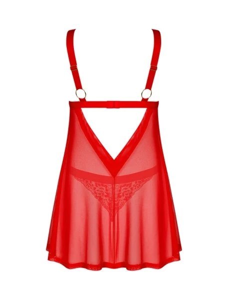 Obsessive komplet bielizny babydoll + stringi Elianes XS/S