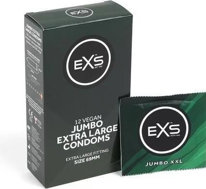 Prezerwatywy XXL EXS Jumbo Condoms 12 Pcs