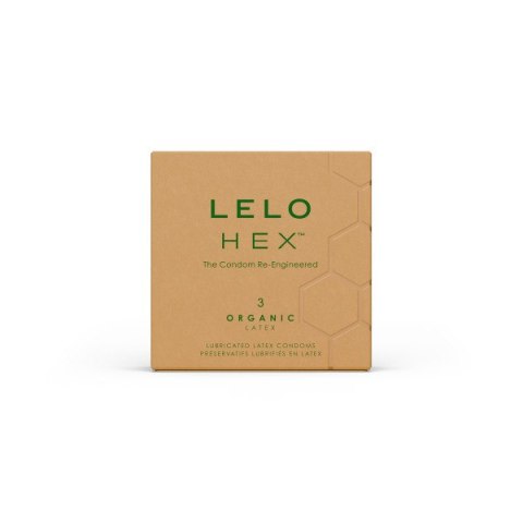 Prezerwatywy organiczne LELO HEX Organic Condoms 3 pack