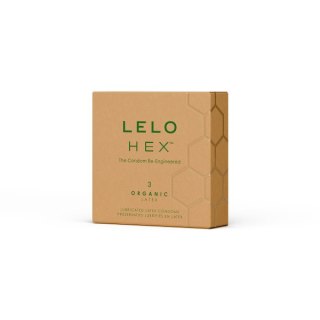 Prezerwatywy organiczne LELO HEX Organic Condoms 3 pack