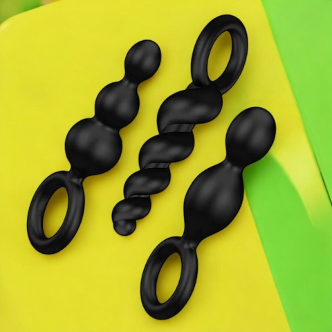 Satisfyer Korki Analne Zestaw Booty Call Black